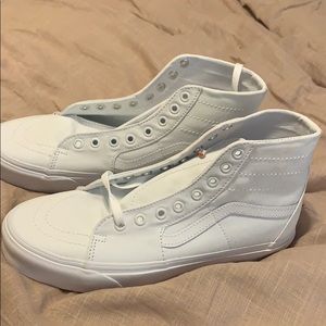 Vans white hightops